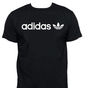 Adidas White Logo Tee